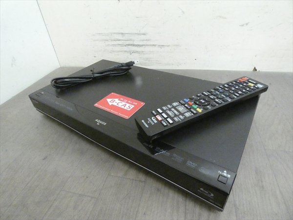 500GB☆14年☆シャープ/SHARP/AQUOS☆HDD/BDレコーダー☆BD-S560☆リモコン付☆3D対応機 管SA2850