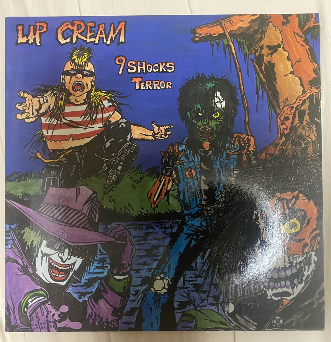 【美品】LIP CREAM 「9 Shocks Terror」リップクリーム レコード LP