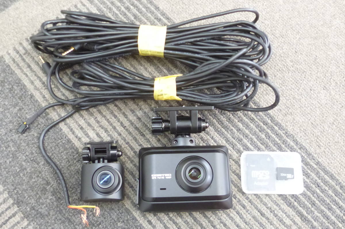 M5241』コムテック ZDR016 前後2カメラ ドラレコ ドライブレコーダー