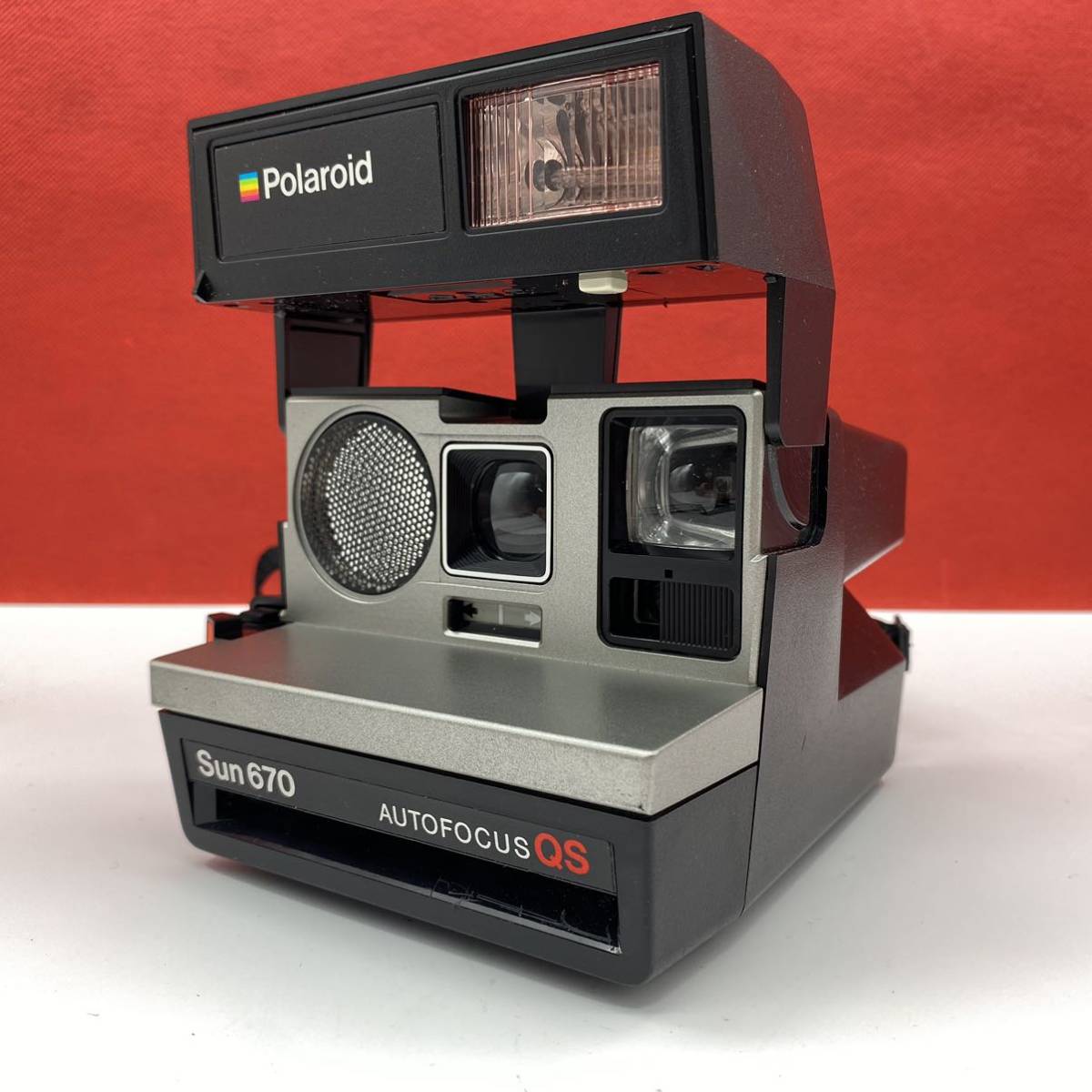 ジャンク 【動作未確認】Polaroid Sun 670 AutoFocusQS ポラロイド