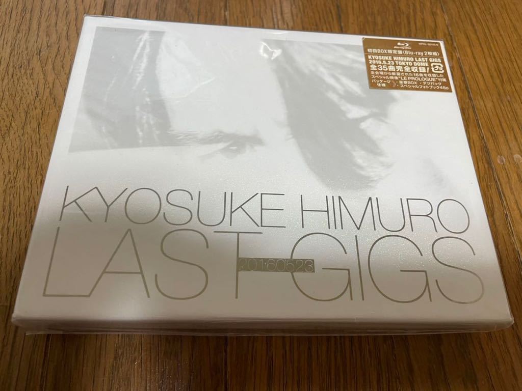 氷室京介 Blu-ray 2枚組 初回BOX限定盤 KYOSUKE HIMURO LAST GIGS ボウイ BOOWY ブルーレイ 美品