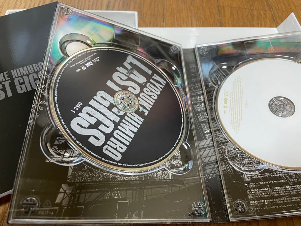 氷室京介 Blu-ray 2枚組 初回BOX限定盤 KYOSUKE HIMURO LAST GIGS ボウイ BOOWY ブルーレイ 美品