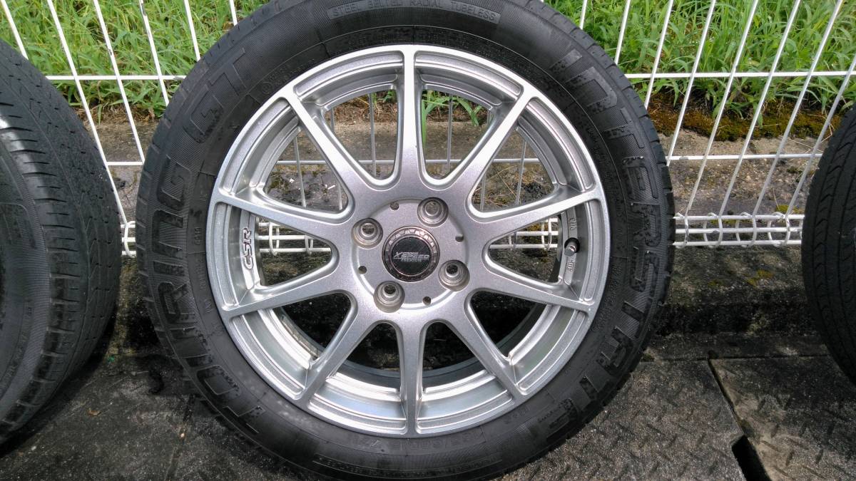 ハスラー等に！！CROSS SPEED PREMIUM CSR 15×4.5J 4H インセット+43 