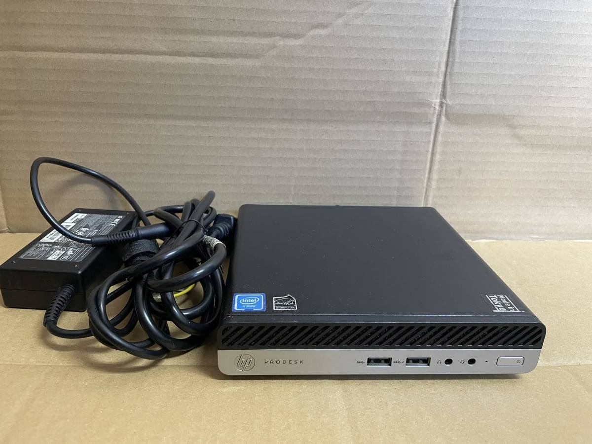 HP デスクトップ ProDesk 400 G4 DM/ メモリ:4GB /HDD: 500GB/ BIOS確認済・中古現状品