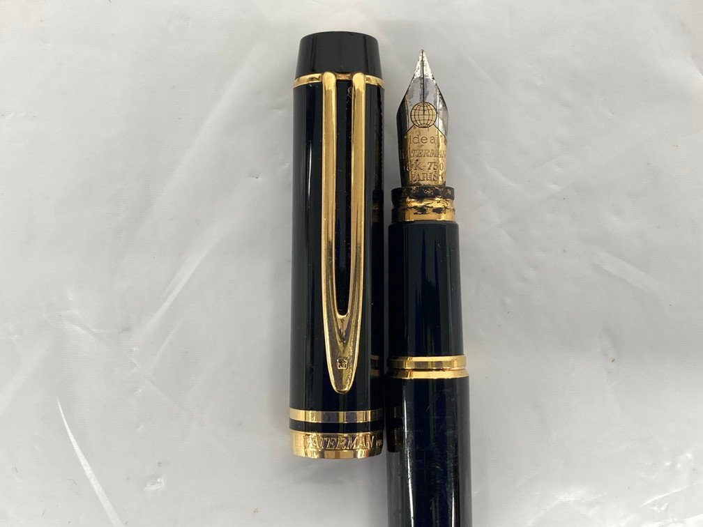 WATERMAN レタロン ペン先18K 黒 万年筆 フランス製 【公式通販】