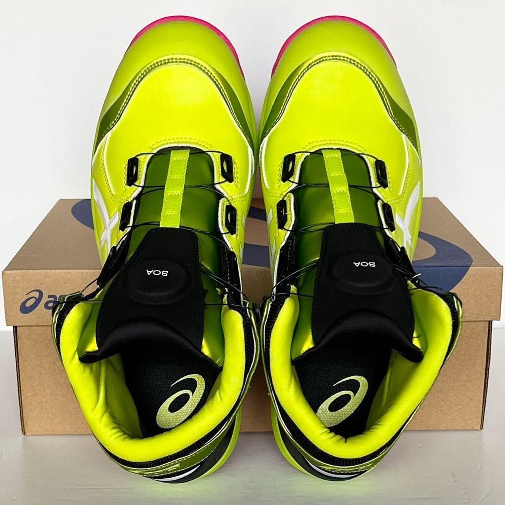 CP304 BOA 28cm ネオンライムピンク アシックス限定安全靴