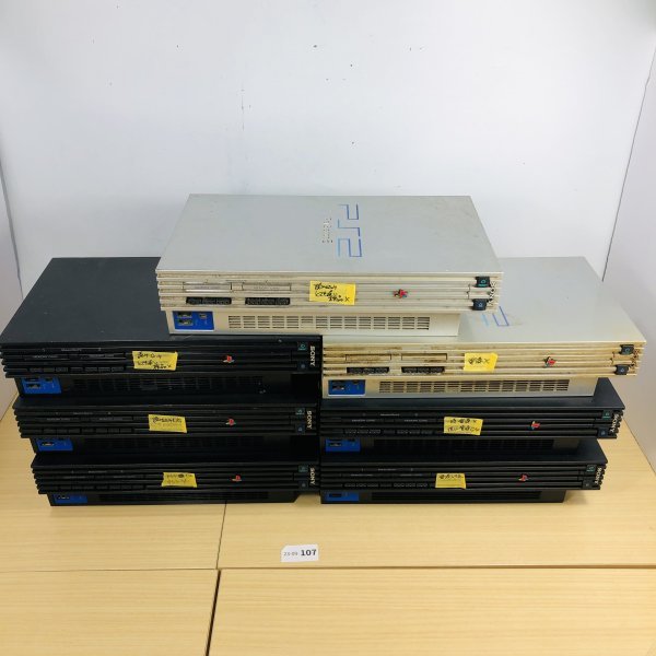 本物保証，100%新品 み/ジャンク/23-09-107 PlayStation 2 ps2 厚型 薄型 7個 まとめ ブラック SCPH-30000/39000/50000 シリーズ(本体)｜売買されたオークション情報、yahooの商品情報をアーカイブ公開 - オークファン 本体、アクセサリー