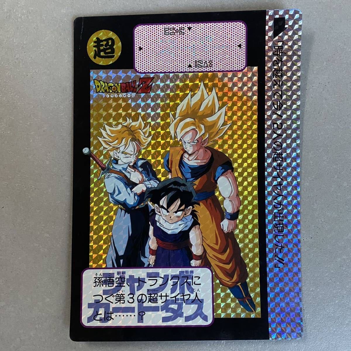 1円〜 カードダス ドラゴンボールZ ビジュアルアドベンチャー 258