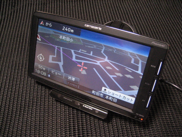 カロッツェリア 楽ナビ ポータブル AVIC-MRP009 中古品 AVIC-MRP009