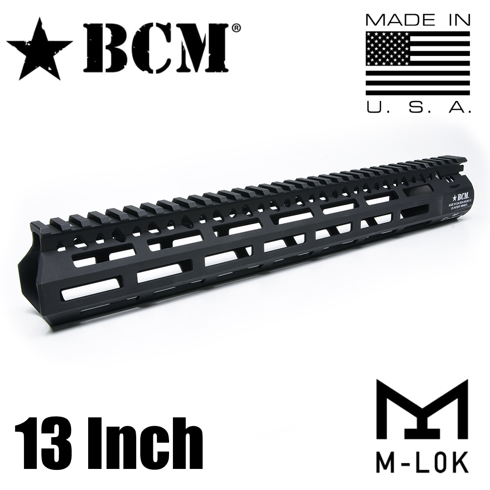 BCM ハンドガード MCMR M-LOK アルミ合金製 M4/AR15用 [ ブラック / 13