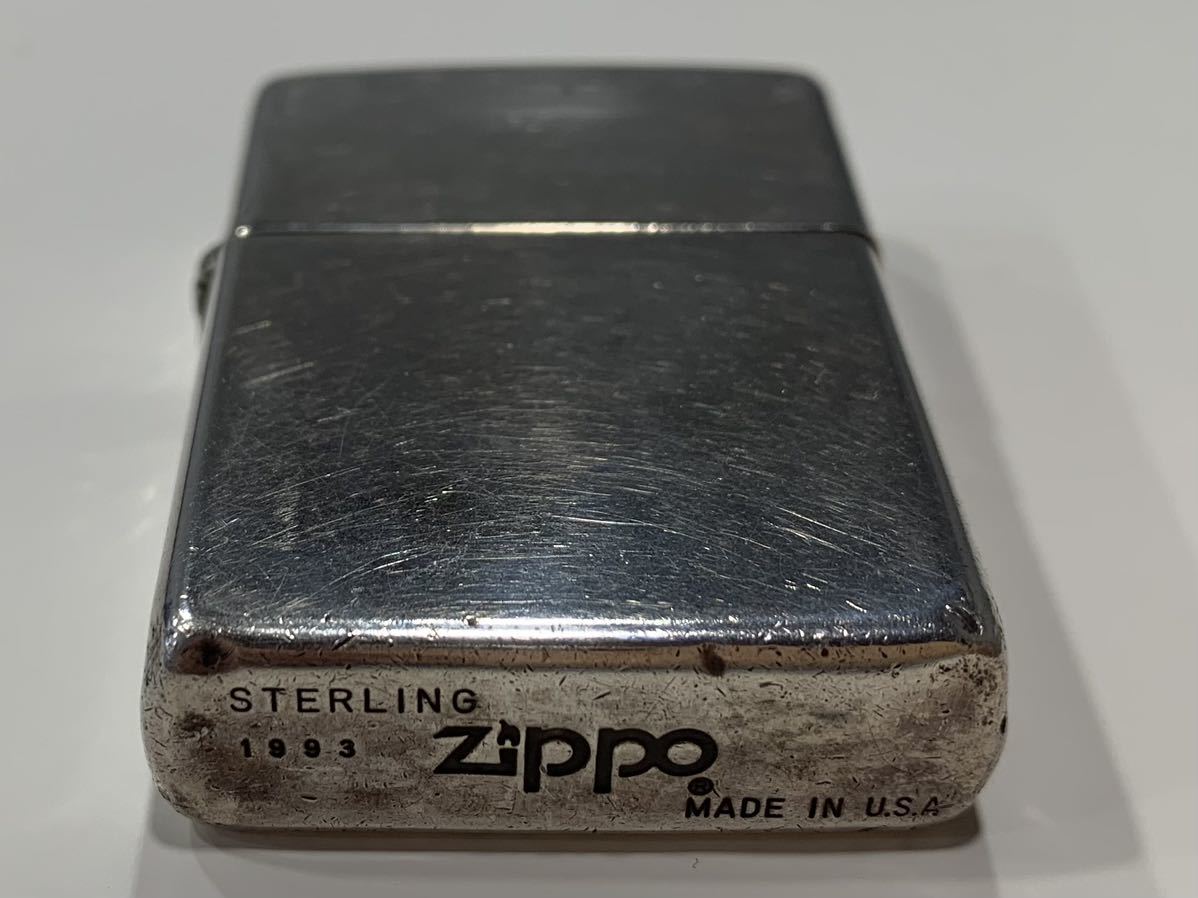 1円〜 ZIPPO ジッポー STERLING スターリング シルバー 1993年製