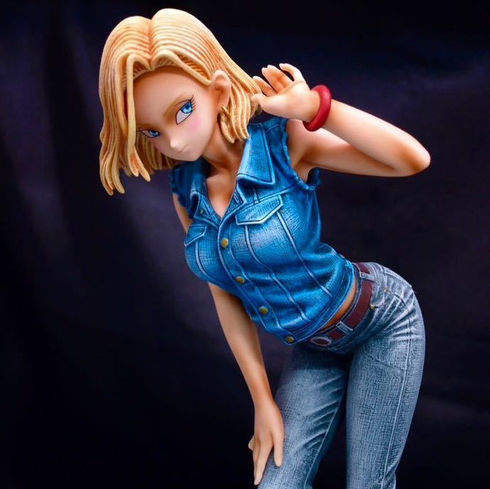 ドラゴンボール 人造人間18号 リペイント GLITTER & G 金属ピアス ドラゴンボール/人造人間18号/フィギュア/リペイント/ピアス変更