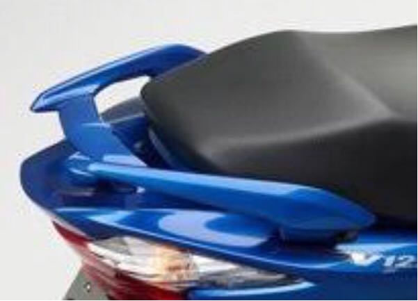 1点限★SUZUKI 純正 OP★定価11000円★アドレスV125/S●ブルー●ピリオンライダー/ハンドル/セット/リア/スポイラー/ハネ●46300-04861-YRG
