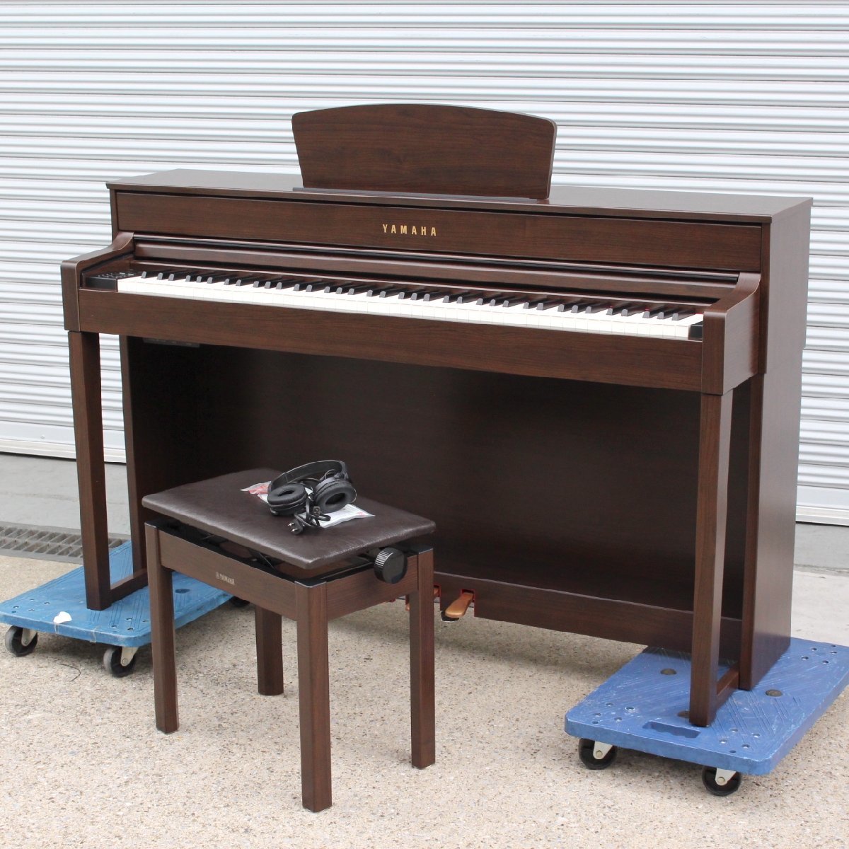 T404)【東京・神奈川限定配送】ヤマハ 電子ピアノ 島村コラボ 2016年製 SCLP-5350 クラビノーバ 88鍵 椅子 録音 YAMAHA 参考15万 直取歓迎
