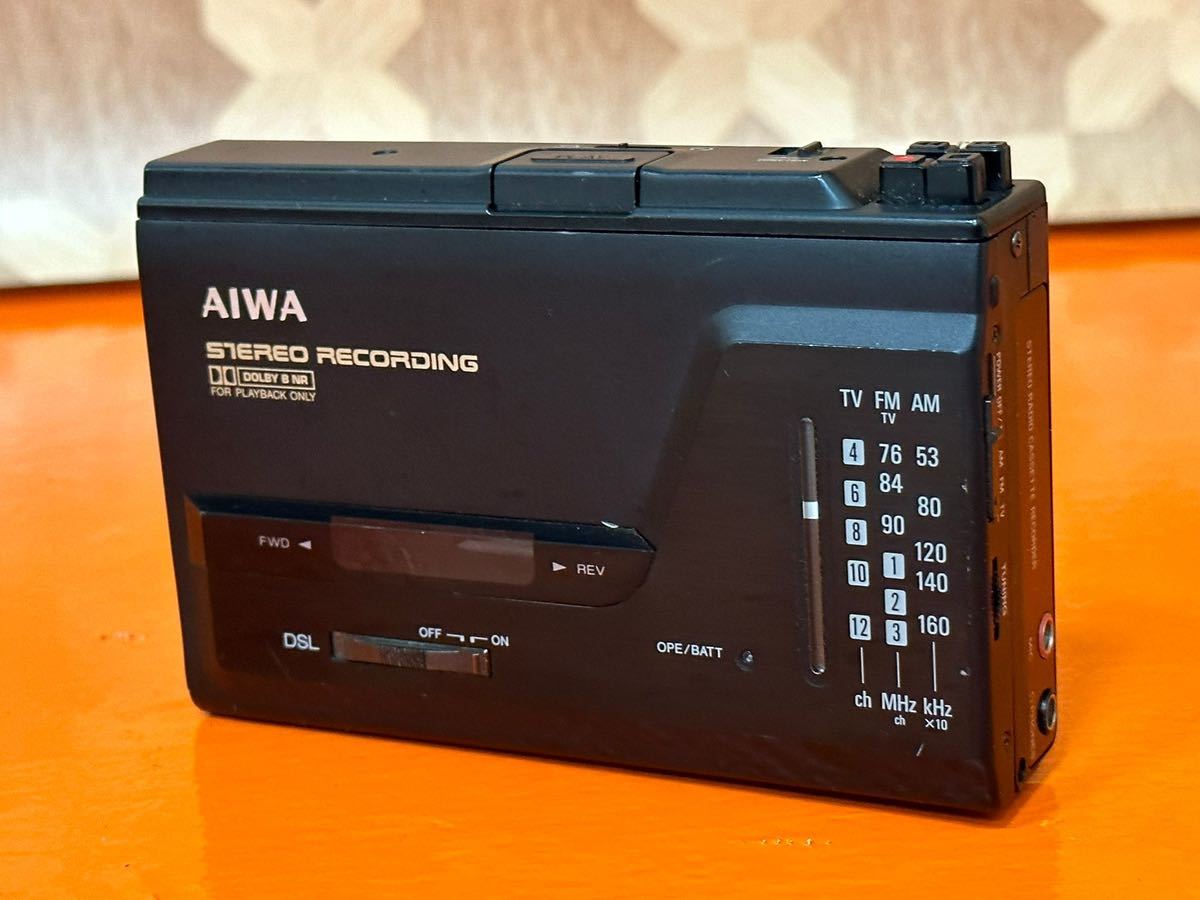 ☆1円〜☆ AIWA アイワ ステレオカセットプレーヤー Cassette Boy HS