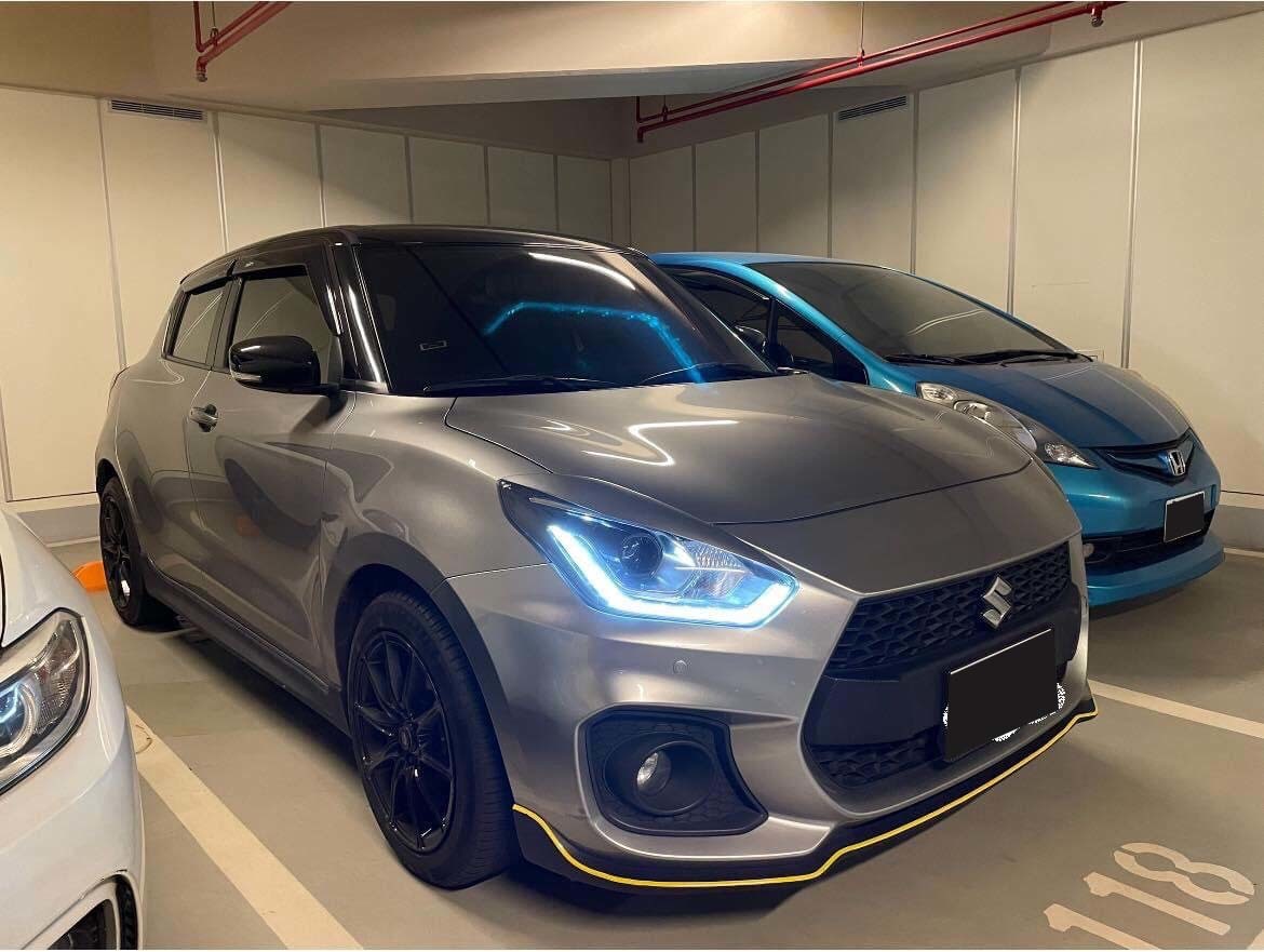 在庫有 #ZNC塗装済 ABS製 2017+スズキ ZC33S スイフトスポーツ アイライン カバートリム ZC13S，ZC53S，ZD53S，ZD83S，ZC83S，ZC43S