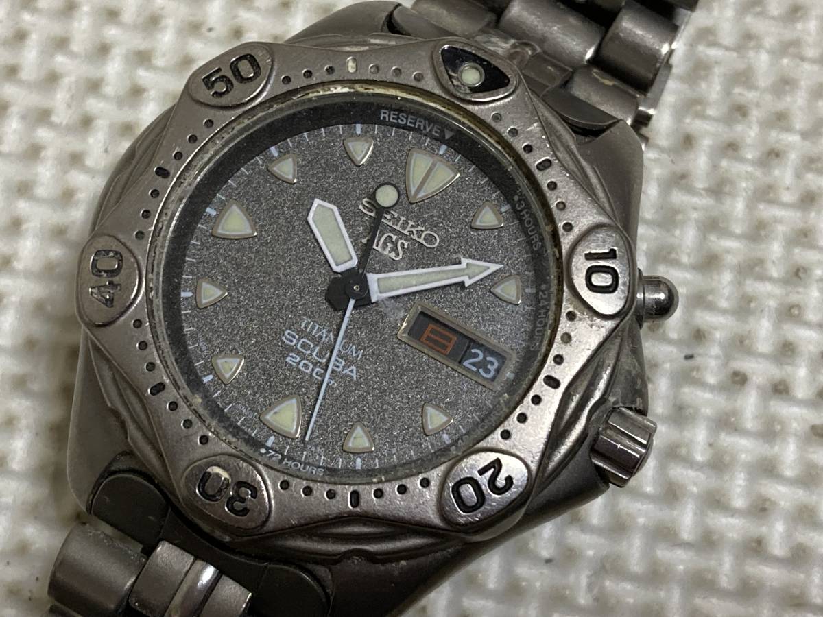 AGS Seiko Titanium 200m Scuba SEIKO SCUBA TITANIUM 200M セイコー 