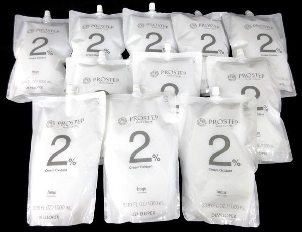 送料300円(税込)■is463■プロステップ ヘアカラー用クリームオキシダン2% 詰替用(1000ml) 11点【シンオク】