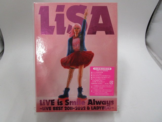 【新品未開封】BD Lisa LiVE is Smile Always ~LiVE BEST 2011-2022 & LADYBUG~ 完全数量生産限定盤 ミニクリアファイル付き ブルーレイ