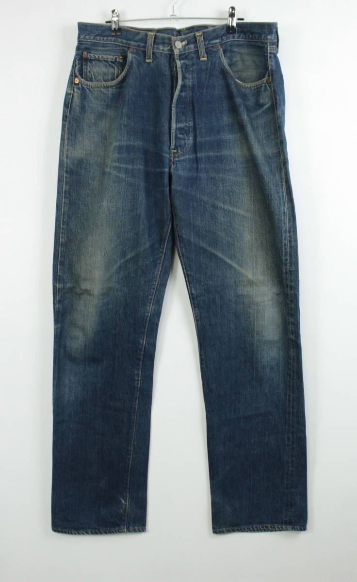 90s【Levis】501-0165 後染めブラック 濃色 デニムパンツ W31 L32 USA