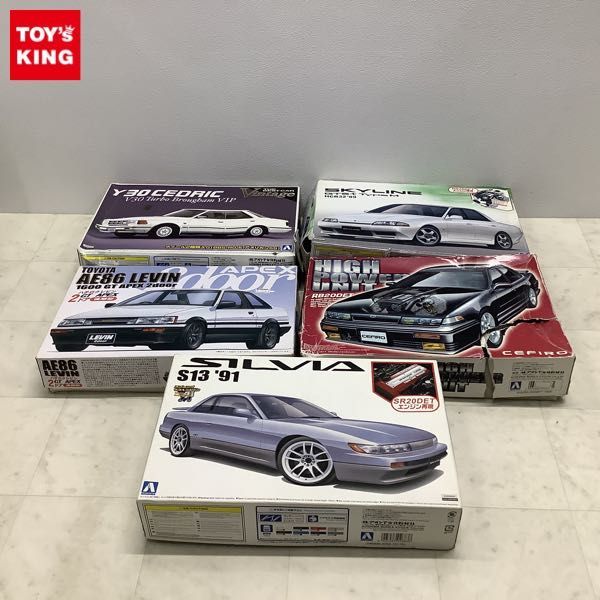 新作入荷，最新作 1円〜 アオシマ 等 1/24 S13 シルビア 後期型 エンジン付 Y30 セドリック 4ドアHT V30 ターボ ブロアム VIP 他(その他)｜売買されたオークション情報、yahooの商品情報をアーカイブ公開 - オークファ その他