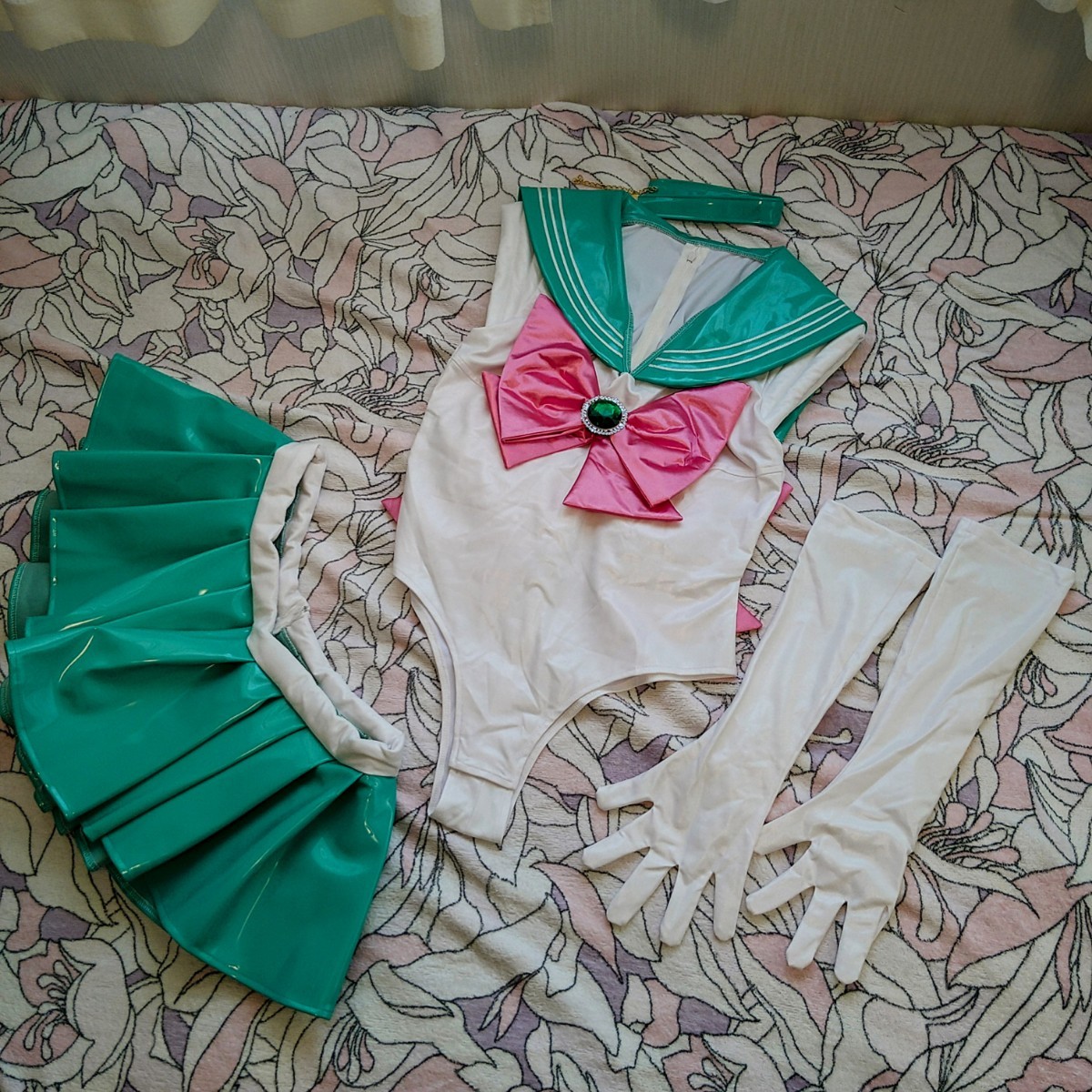 美少女戦士セーラームーン　レオタード式 セーラージュピター コスプレ 衣装