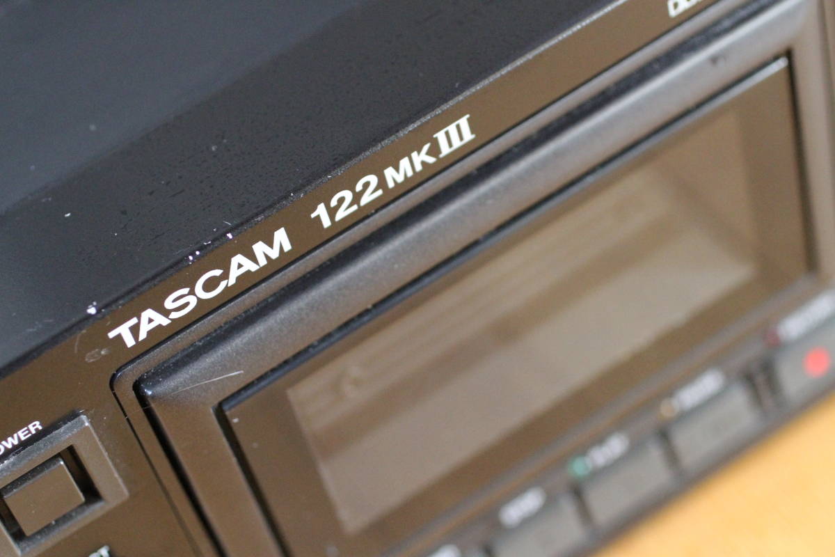 初期動作保証】 TASCAM プロ業務用高級3ヘッド3モータカセットデッキ