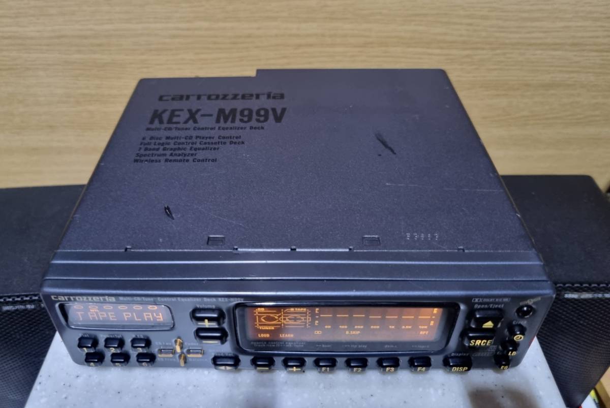 Carrozzeria KEX-M99V 1990年のテープデッキ (빈티지 카오디오 31