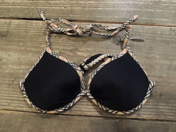 BURBERRY BLUE LABEL ビキニ 3点セット Mサイズ ブラック ノバチェック