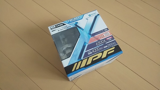LED ヘッドランプ H4 IPF 341HLB ヘッドライト バルブ 6500K 車検対応 オールインワンモデル 中古 H4 LED IPF G ハイスペックモデル S8389