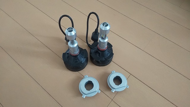 LED ヘッドランプ H4 IPF 341HLB ヘッドライト バルブ 6500K 車検対応 オールインワンモデル 中古 H4 LED IPF G ハイスペックモデル S8389