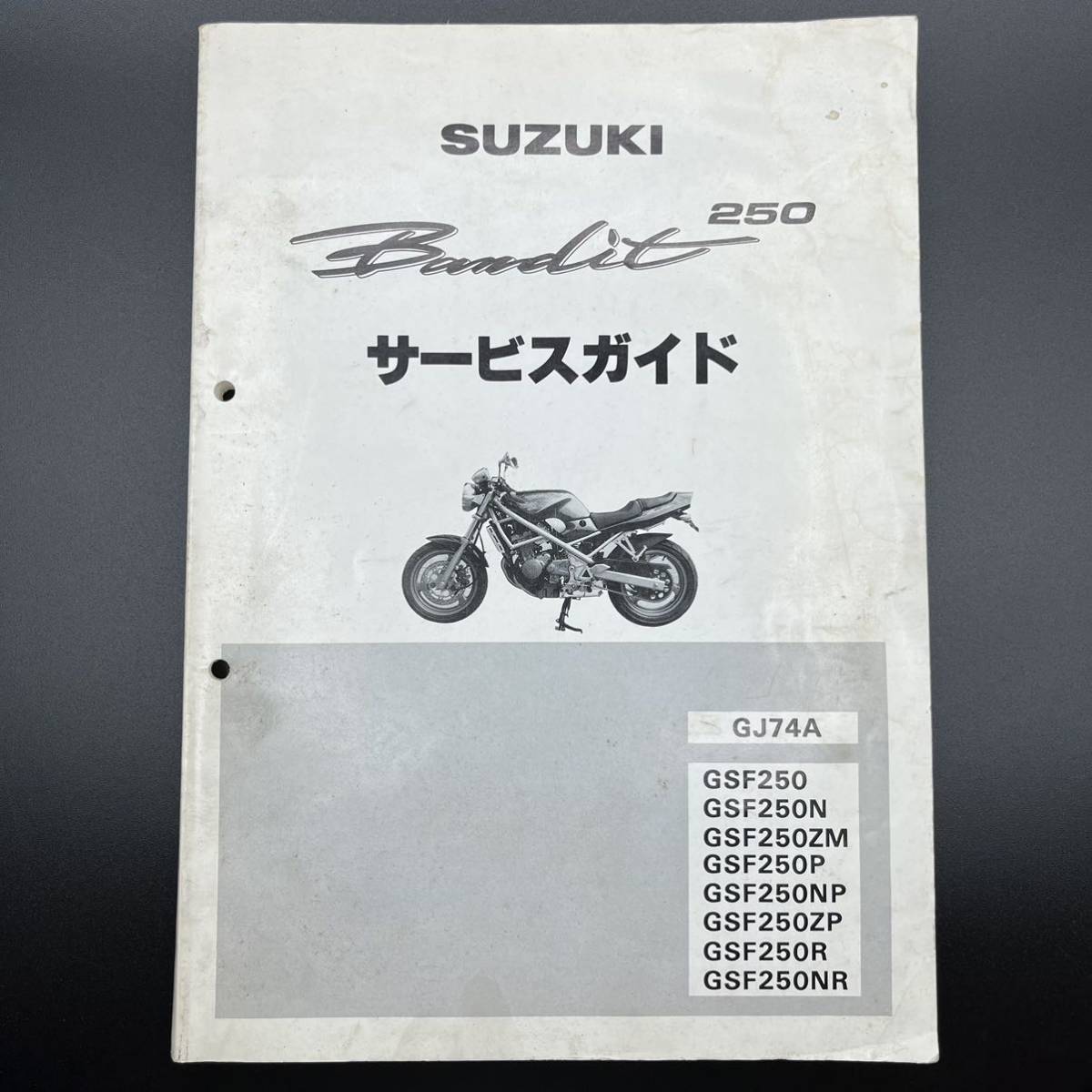 スズキ バンディット250 GSF250 GJ74A サービスマニュアル サービス