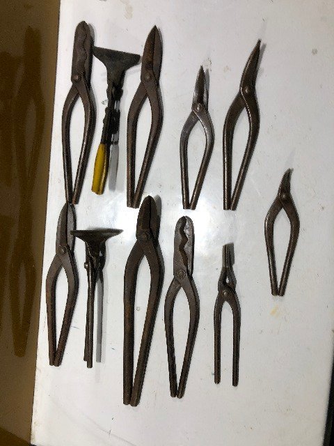 1円スタート！】ハサミ 板金ばさみ 11点セット 板金工具 九