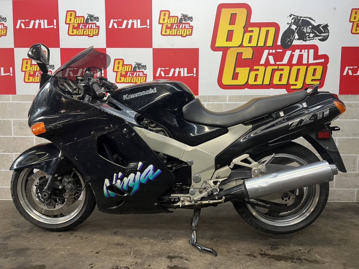 Kawasaki Ninja Zx11 Motorcycle Poster Wall Decor Black カワサキ