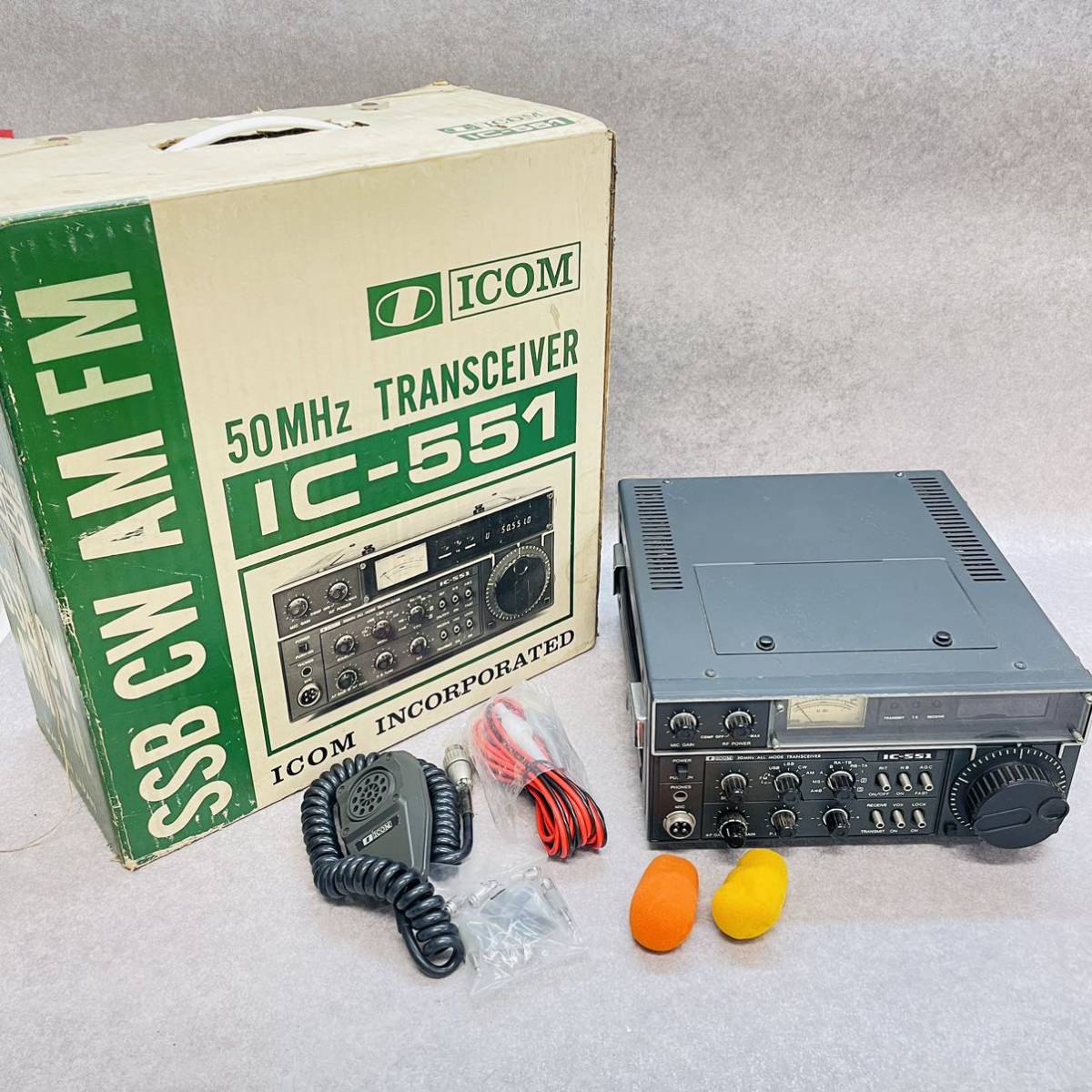 IC-551 50MHz アイコム 0 オールモードトランシーバー 551D D4）ICOM
