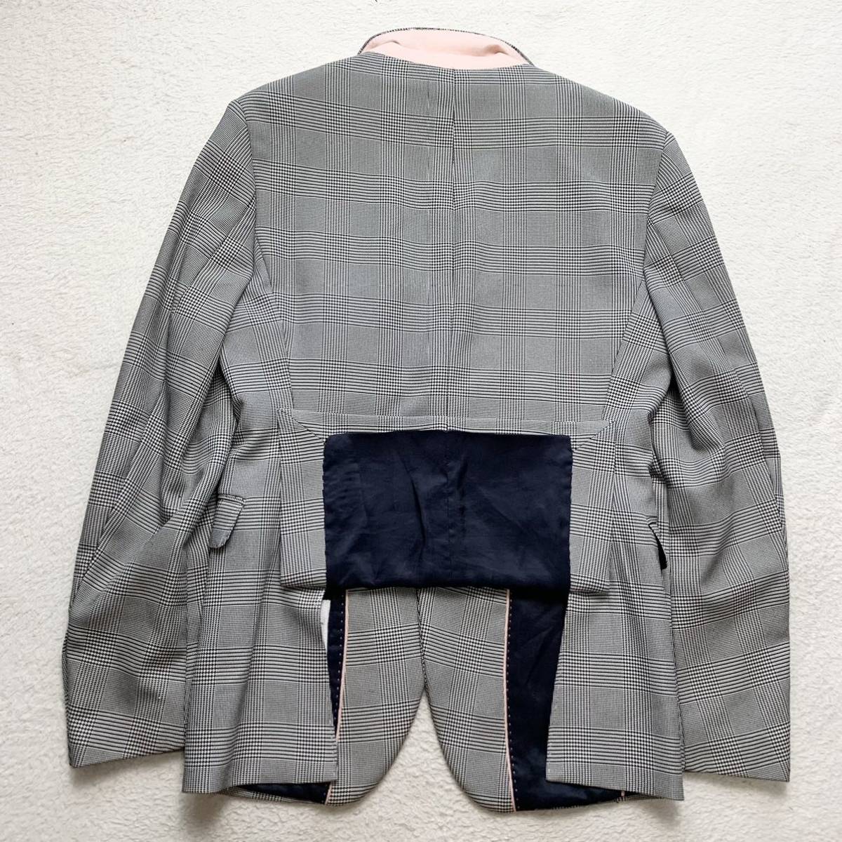 ザラ【圧巻の千鳥格子柄】ZARA テーラードジャケット アンコン 