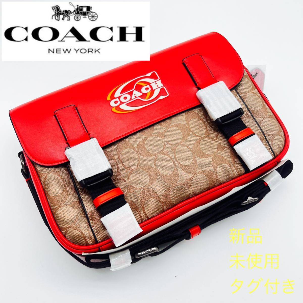 1円スタート】コーチ COACH coach メンズ バッグ レザー