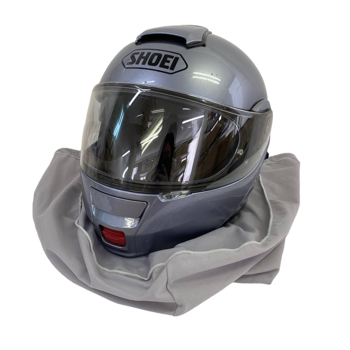【即決】 SHOEI ショウエイ フルフェイスヘルメット ネオテック NEOTEC 　シルバー系　Mサイズ　2795-100
