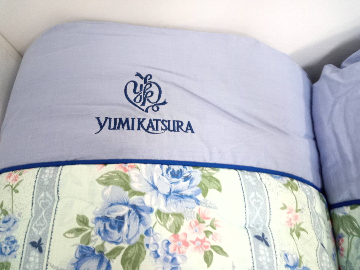 桂由美 YUMI KATSURA 掛け布団カバー　ダブルロング　絹混　日本製 品 YUMI KATSURA 桂由美 夏掛け布団 他 寝具 おまとめ5点セット/エアー