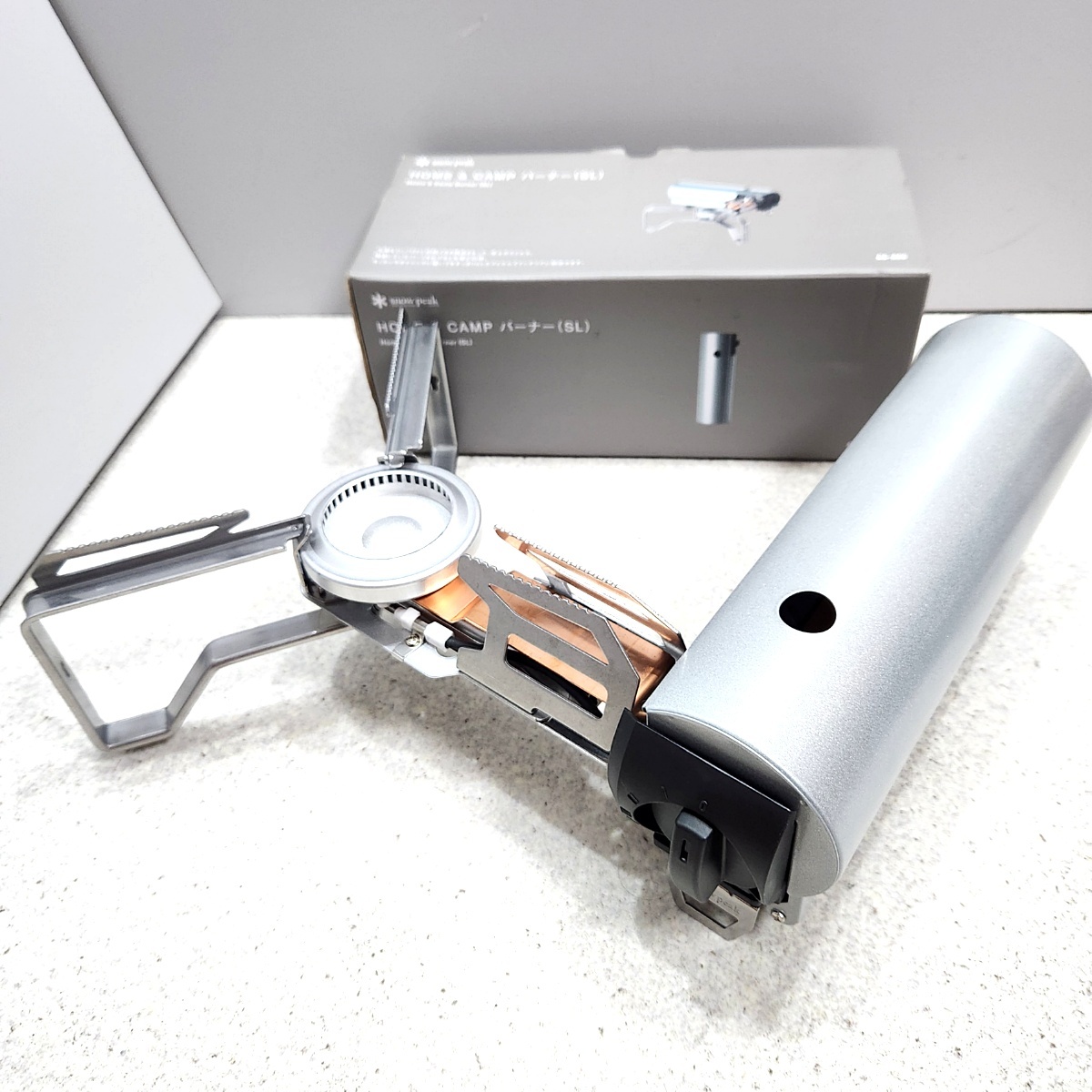 使用僅か snowpeak スノーピーク GS-600 HOME & CAMP バーナー(SL) CB