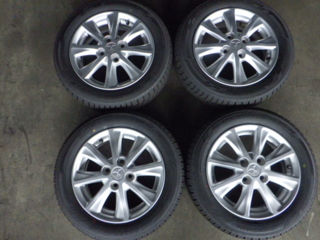 2210-453 ミツビシ アルミホイール＆スタッドレスタイヤ 155/65R14