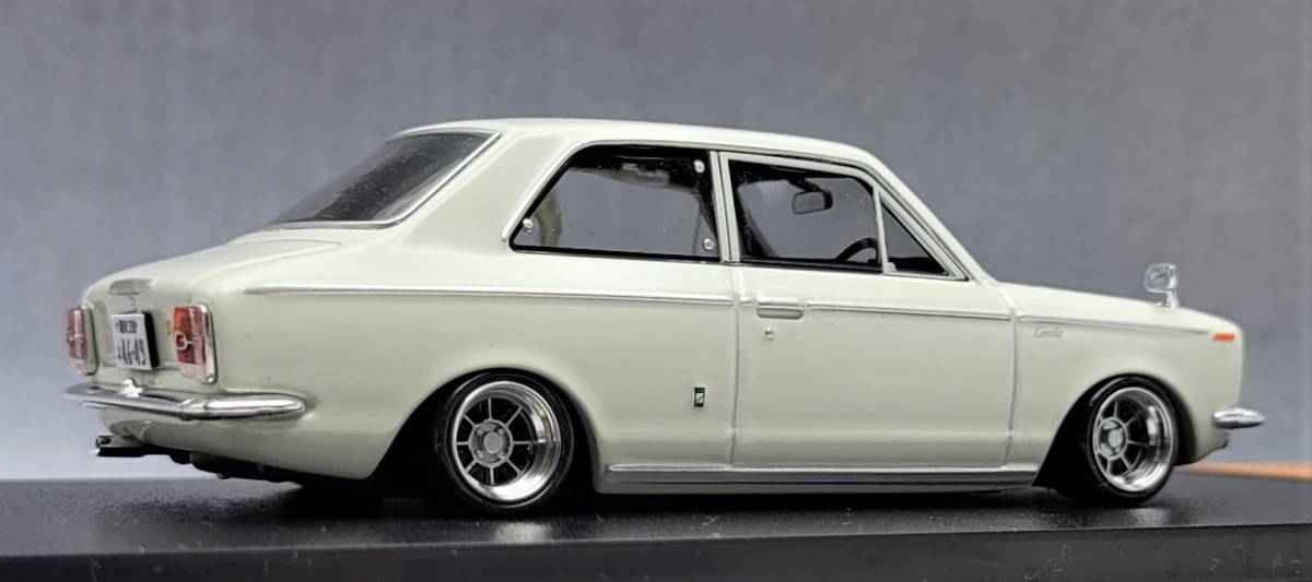 1/43　トヨタ　カローラ改　１１００DX　KE10-D　ハヤシストリート　アルミ製　深リム　街道レーサー　国産名車プレミアム　アシェット
