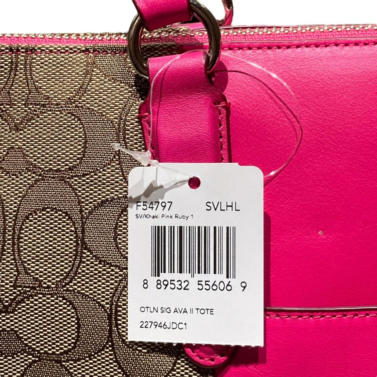 COACH コーチ 新品未使用 タグ付き シグネチャー トートバッグ 