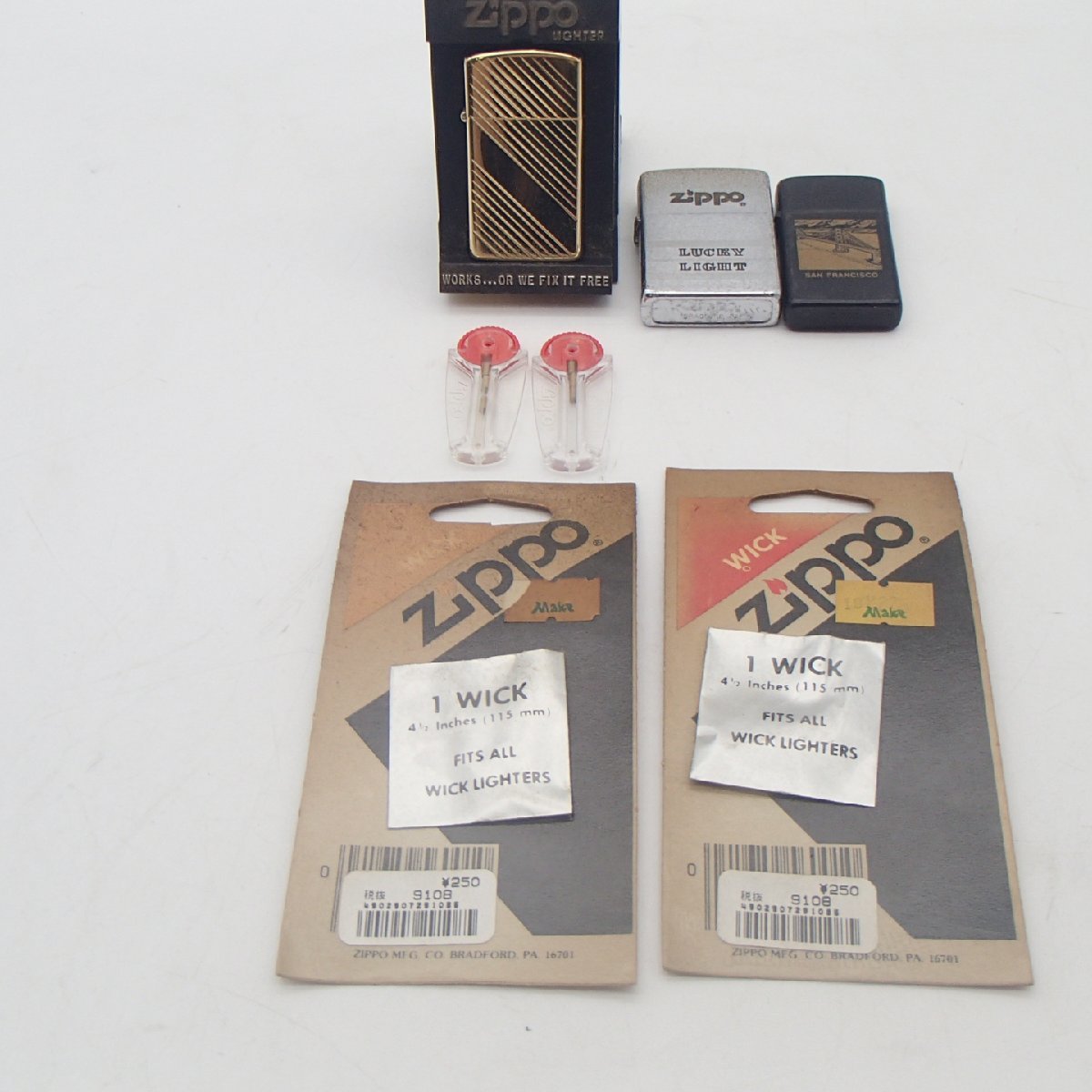 ◎ZIPPO ジッポ /3点 ライター 着火未確認 喫煙グッズ ジャンク◎RT
