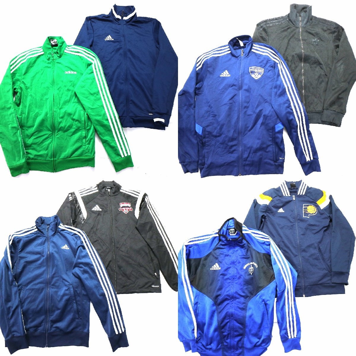 人気セール，大人気 アディダス ジャージトップスMIX set トラックジャケット 他 メンズS/XS 8枚セット まとめ売り 古着卸 1円スタート JJ3 MP8309(アディダス)｜売買されたオークション情報、yahooの商品情報をアーカ ジャージ