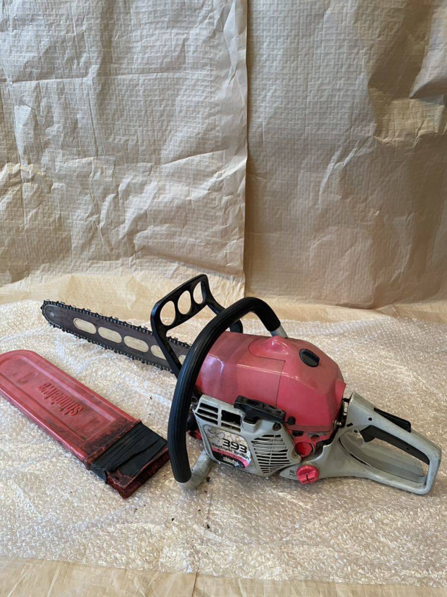 エンジンチェーンソー 新ダイワ Shindaiwa 393 現状