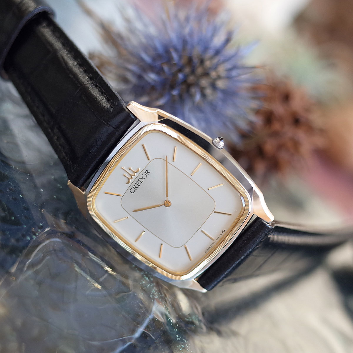 セイコー クレドール 14KT/SS 美品 メンズ クォーツ 腕時計 SEIKO 