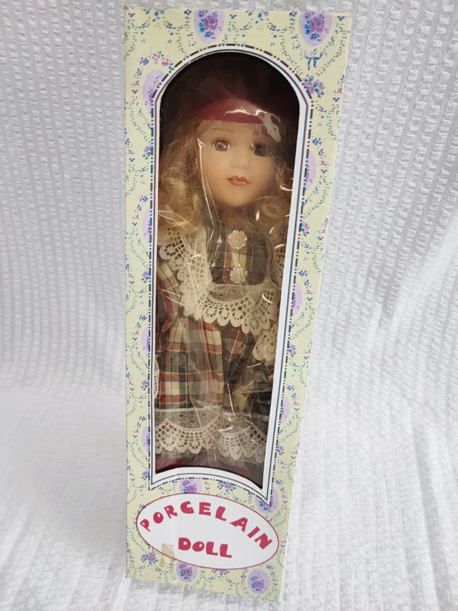 PORCELAIN DOLL 未開封? ビスクドール ポーセリンドール ドール 昭和