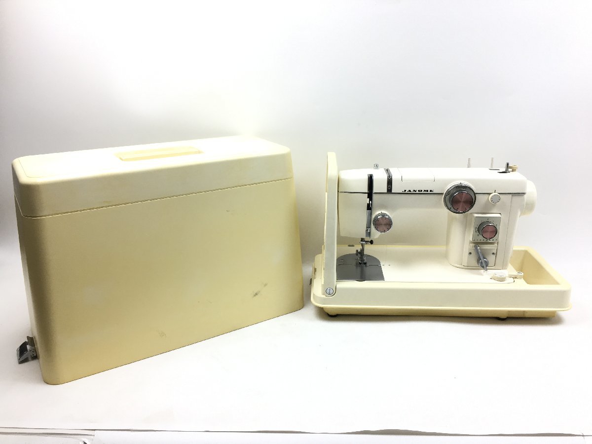 JANOME ミシン MODEL 802 ジャノメミシン レトロミシン 裁縫 キズ サビ
