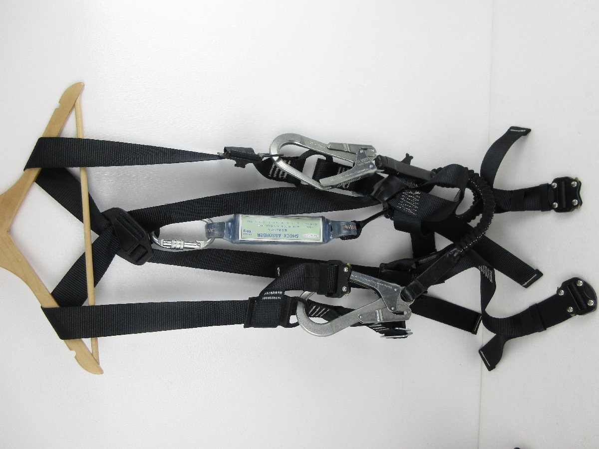 ジャンク品・未検品】フルハーネス墜落制止用器具 胴ベルト 腰袋 工具 